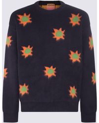Zegna - Blue Wool And Cashmere Blend Sweater - Lyst