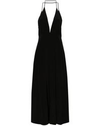 Totême - Toteme Double-Halter Silk Dress - Lyst