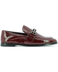 Fabi Patent Leather Loafer With Golden Detail - Multicolour