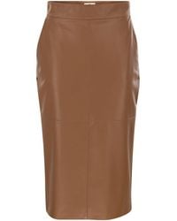 Elisabetta Franchi - Pencil Skirt With Jewelled Hooks - Lyst
