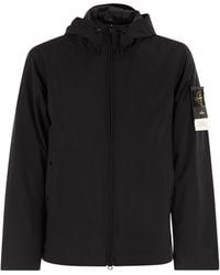 Stone Island - Padded Jacket With Waterproof And Windproof Membrane - Lyst