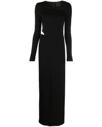 Givenchy - Asymmetric-neck Side-slit Dress - Lyst