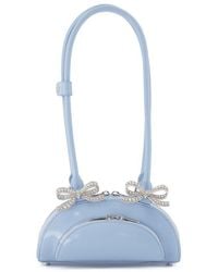 Self-Portrait - Curved Mini Shoulder Bag - Lyst