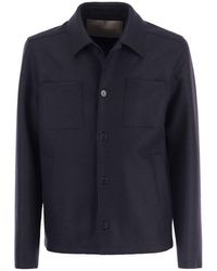Herno - Wool Shirt Coat - Lyst