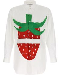 Comme des Garçons Strawberry Shirt, Blouse in Green for Men | Lyst