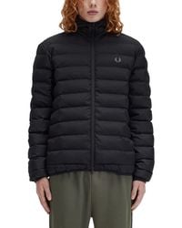 Fred Perry - Recycled Polyamide Puffer Jacket - Lyst