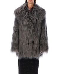 ROTATE BIRGER CHRISTENSEN - Faux Fur Coat - Lyst
