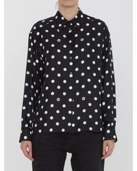 Dolce & Gabbana - Shirt With Polka-dot Print - Lyst