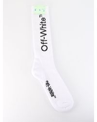 off white socks firetape