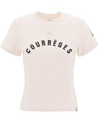 Courreges - "Ac Straight T-Shirt With Print - Lyst