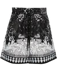 Versace - Bermuda Shorts With Print - Lyst