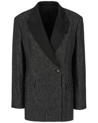 Brunello Cucinelli - Denim Blazer - Lyst