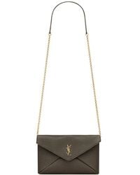 Saint Laurent - Clutch Bag With Chain Cassandras - Lyst