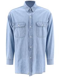 Orslow - Shirt With Chest Pockets - Lyst