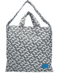 Sunnei - Logo Print Denim Shopping Bag - Lyst