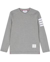 Thom Browne - 4Bar Cotton Tee - Lyst