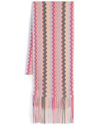 Missoni - Zig-Zag Scarf With Bangs Accessories - Lyst