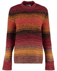 Chloé - Crew-neck Wool Sweater - Lyst