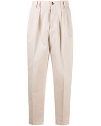 Brunello Cucinelli - Cotton Relaxed Fit Trousers - Lyst