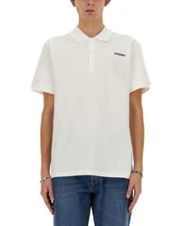 Alexander McQueen - Polo With Logo Embroidery - Lyst
