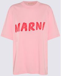 Marni - Pink Cotton T-shirt - Lyst