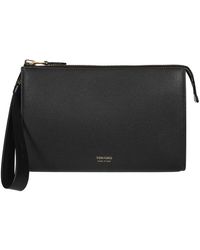 Tom Ford - Leather Flat Pouch - Lyst