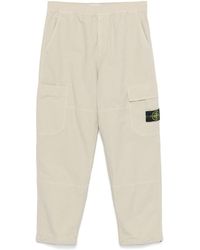 Stone Island - Cotton Ripstop Trousers - Lyst