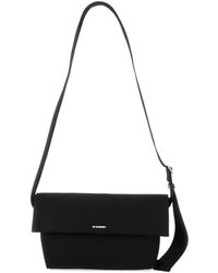 Jil Sander - Small Shoulder Bag With Logo - Lyst