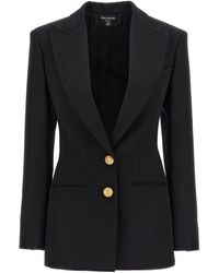 Balmain - Virgin Wool Jacket - Lyst