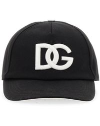Mens Accessories Hats Save 22% Dolce & Gabbana Red Crystal Heart Baseball Cap Cotton Hat in Grey for Men 