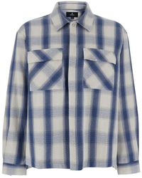 Represent - Shirt With All-Over Check Motif - Lyst