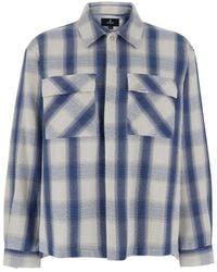 Represent - Shirt With All-Over Check Motif - Lyst