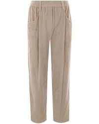 Brunello Cucinelli - Corduroy Trousers - Lyst