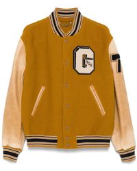 Golden Goose - Wool And Leather Bomber Jacket - Lyst