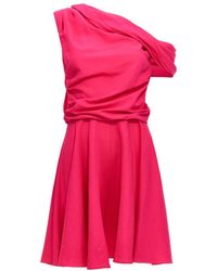 Rochas - Draping Neckline Dress - Lyst