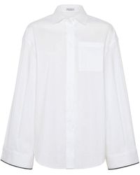 Brunello Cucinelli - Shirt With Contrasting Edge - Lyst
