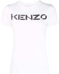 KENZO Logo-print Short-sleeved T-shirt - White