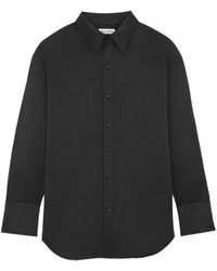 Saint Laurent - Silk Oversized Shirt - Lyst