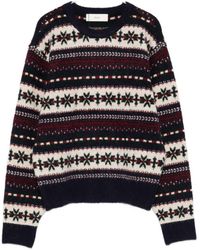 DUNST - Wool Blend Crewneck Jumper - Lyst