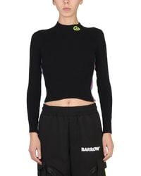 Barrow - Top With Logo And Colored Bands - Lyst