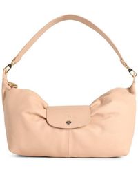 Longchamp - 'Le Pliage Xtra Bow' Leather 'Crème' Shoulder Bag - Lyst