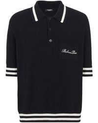 Balmain - Polo Punto Logo - Lyst