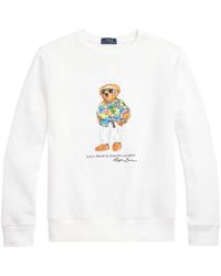 Ralph Lauren - Teddy Bear Print Sweatshirt - Lyst