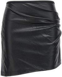 Helmut Lang - Leather-effect Skirt Skirts - Lyst