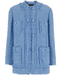 Dolce & Gabbana - 4 Pockets Tweed Jacket - Lyst