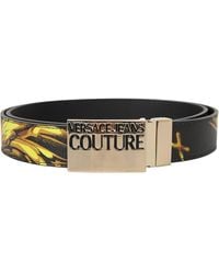 Versace Jeans Couture Logo Belt - Black