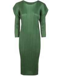 Pleats Please Issey Miyake - Monthly Colors Febraury Long Dress - Lyst