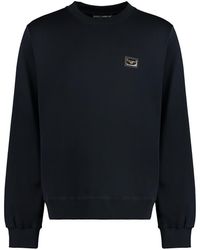 Dolce & Gabbana - Cotton Crew-neck Sweatshirt - Lyst