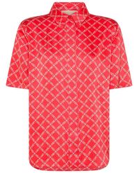 Michael Kors - Shirt With Chain Print And Logo - Lyst