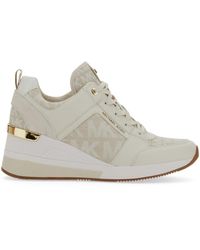 MICHAEL Michael Kors Rubber Georgie Panelled Sneakers in White | Lyst